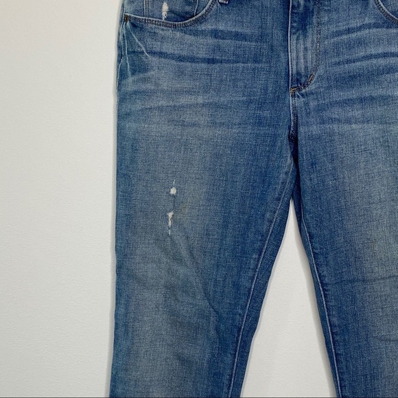 LOFT Relaxed Skinny Distressed Jeans - Picture 3 of 10